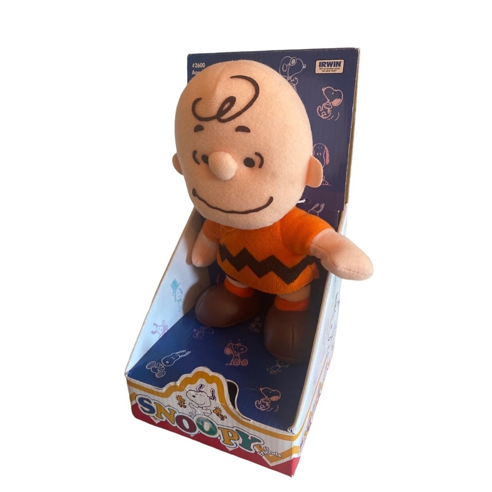 NWB 1990s Irwin Toys Peanuts Charlie Brown Plushโ 8" Mini Doll